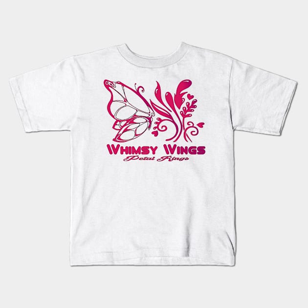 Wings Butterfly Flower Lovers Best Gift For Life Style Kids T-Shirt by Mirak-store 